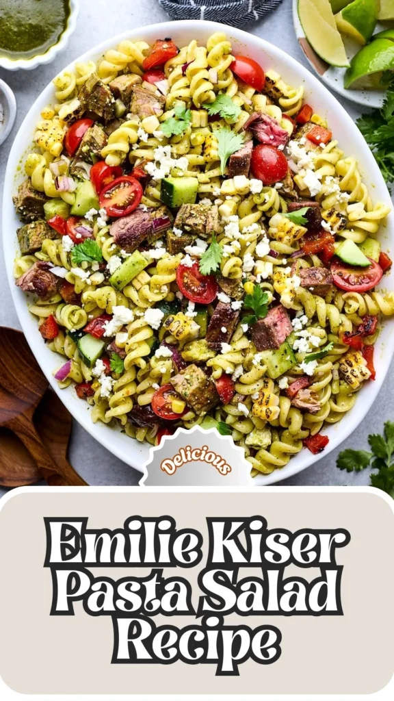 Delicious Emilie Kiser Pasta Salad Recipe