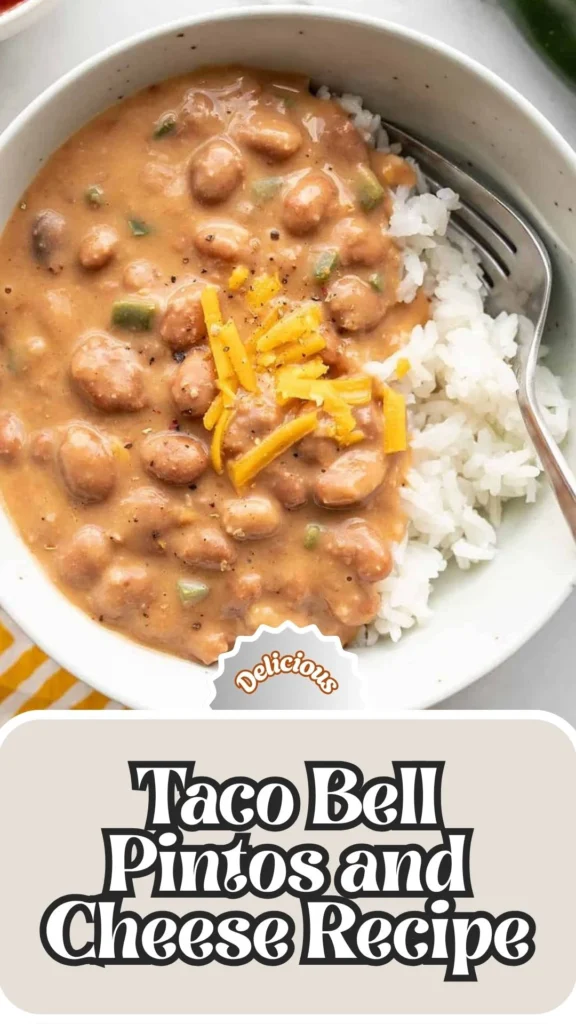 Delicious Taco Bell Pintos and Cheese Recipe