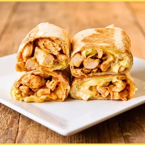 Dunkin Chicken and Roasted Pepper Wrap Recipe