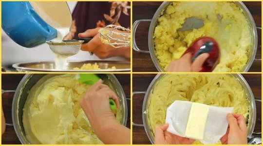 Preparing the Outback Steakhouse Garlic Mashed Potatoes Recipe