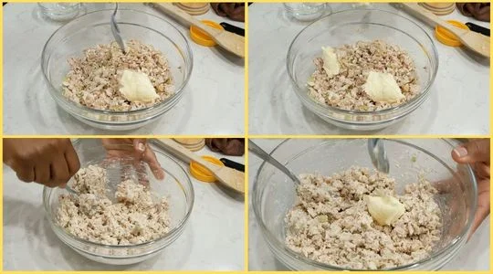 Preparing the Sam Talbot Chicken Salad Recipe