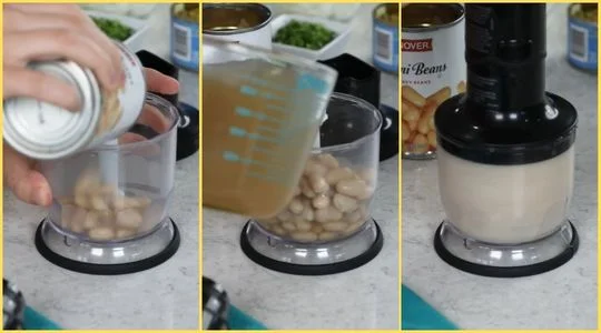 Puree Some of the Cannellini Beans
