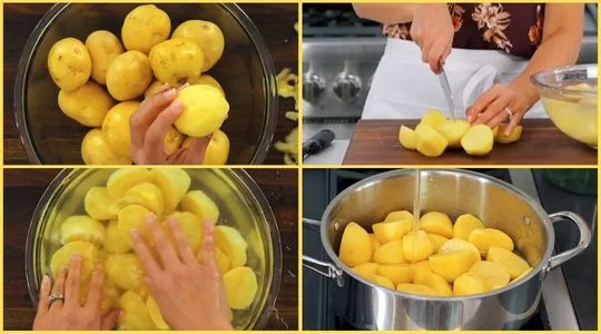 Step by Step Outback Steakhouse Garlic Mashed Potatoes Recipe