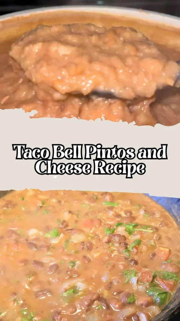 Taco Bell Pintos and Cheese