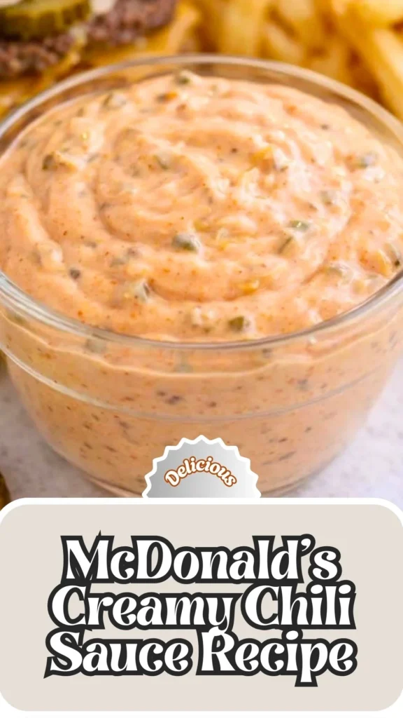 Delicious McDonalds Creamy Chili Sauce Recipe